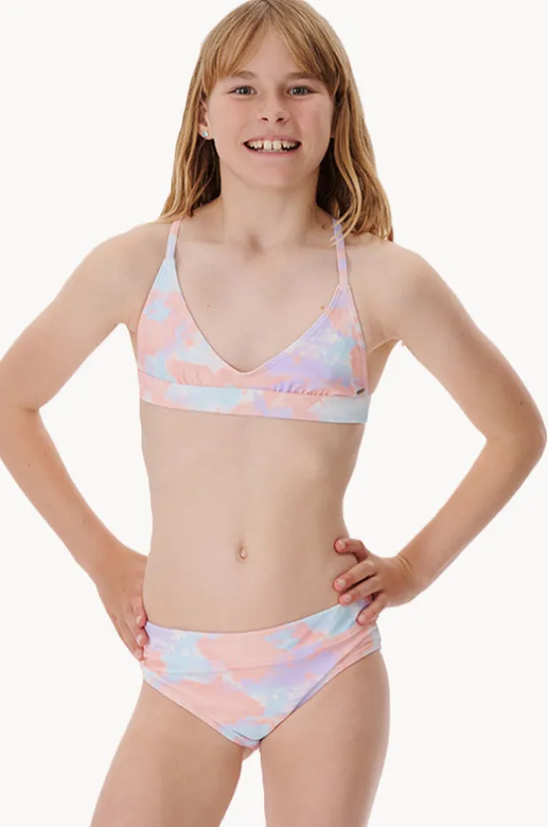 Bikini Sets|Rip Curl Girls Surf Check Crop Set Multi