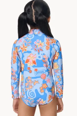 Rashies & Sunsuits|Rashies & Sunsuits|Rip Curl Girls Surf Magic Sunsuit Sky