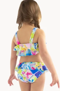 Bikini Sets|Seafolly Girls Girls Surrealism Frill Crop Set Multi