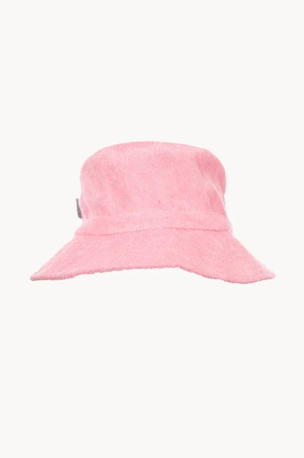 Hats|Acorn Girls Terry Towelling Bucket Hat Light pink