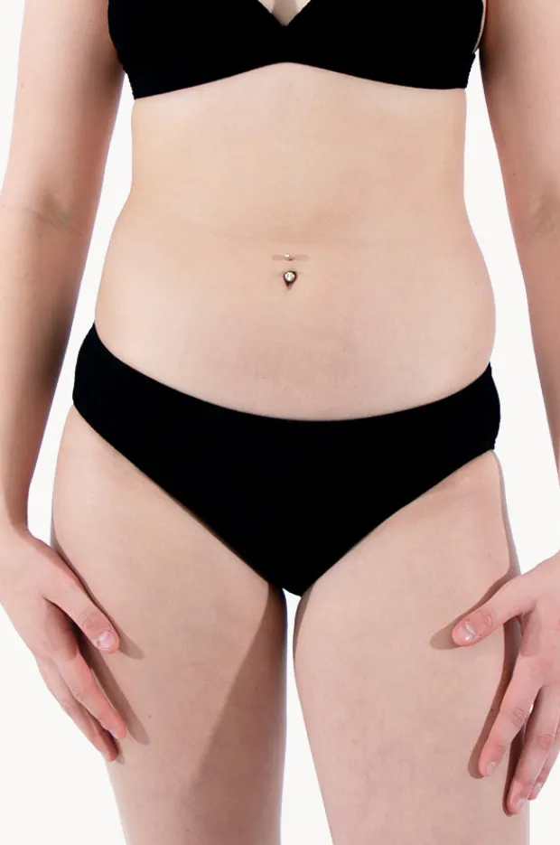 Teen Girls Separates|Base Swim Girls Textured Regular Pant Black