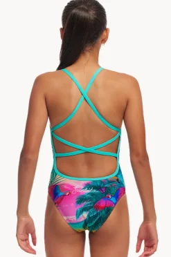 One Pieces|Funkita Girls The Beach Strapped In One Piece Multi