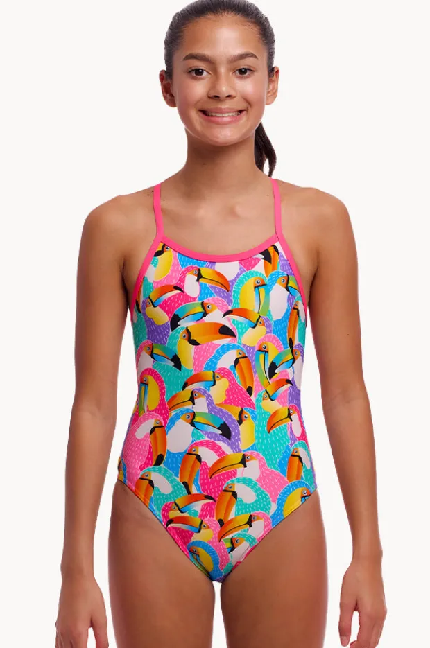 One Pieces|Funkita Girls Tou By Tou Single Strap One Piece Multi