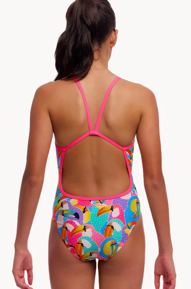 One Pieces|Funkita Girls Tou By Tou Single Strap One Piece Multi