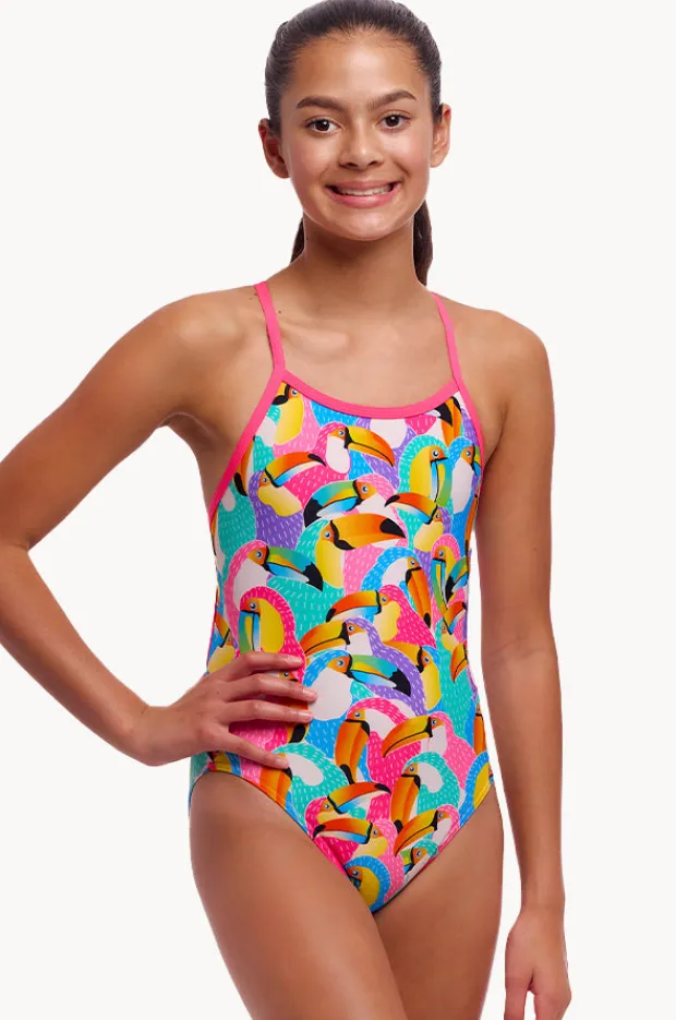 One Pieces|Funkita Girls Tou By Tou Single Strap One Piece Multi