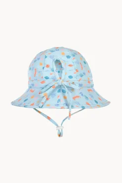 Hats|Acorn Girls Tropical Reef Swim Hat Aqua