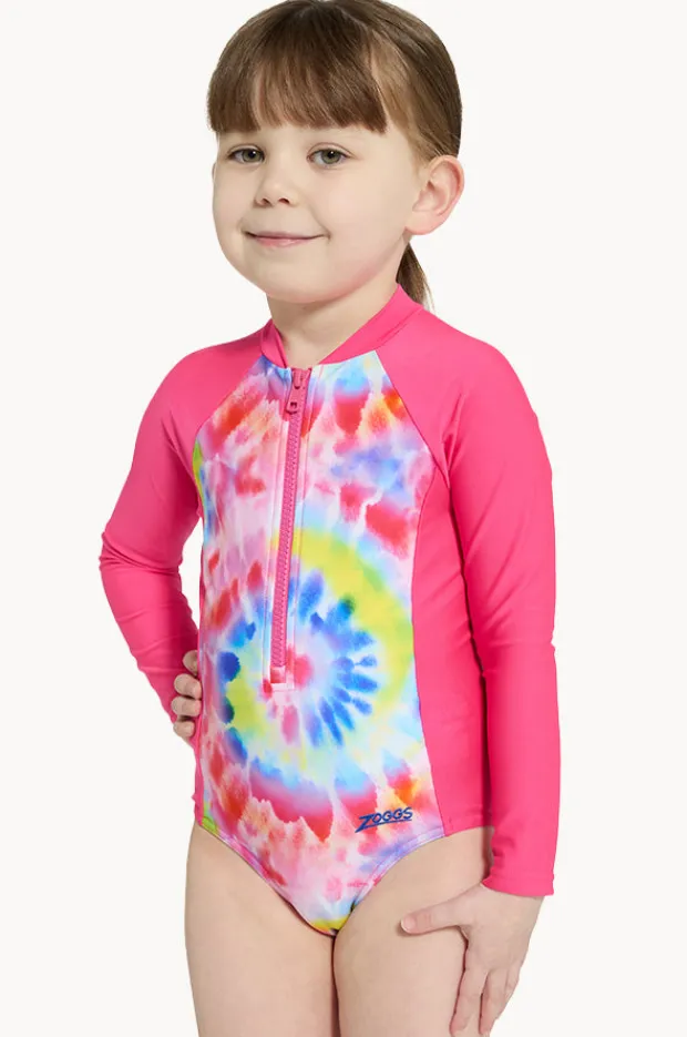 Rashies & Sunsuits|Rashies & Sunsuits|Zoggs Girls Twister Sunsuit Pink/Multi