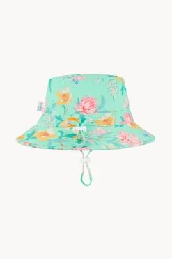Hats|Toshi Girls Waratah Paradise Swim Sunhat Mint