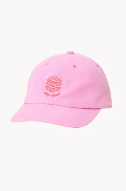 Hats|Rip Curl Girls Washed Twill Cap Taffy pink