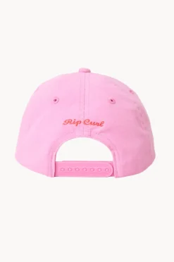 Hats|Rip Curl Girls Washed Twill Cap Taffy pink