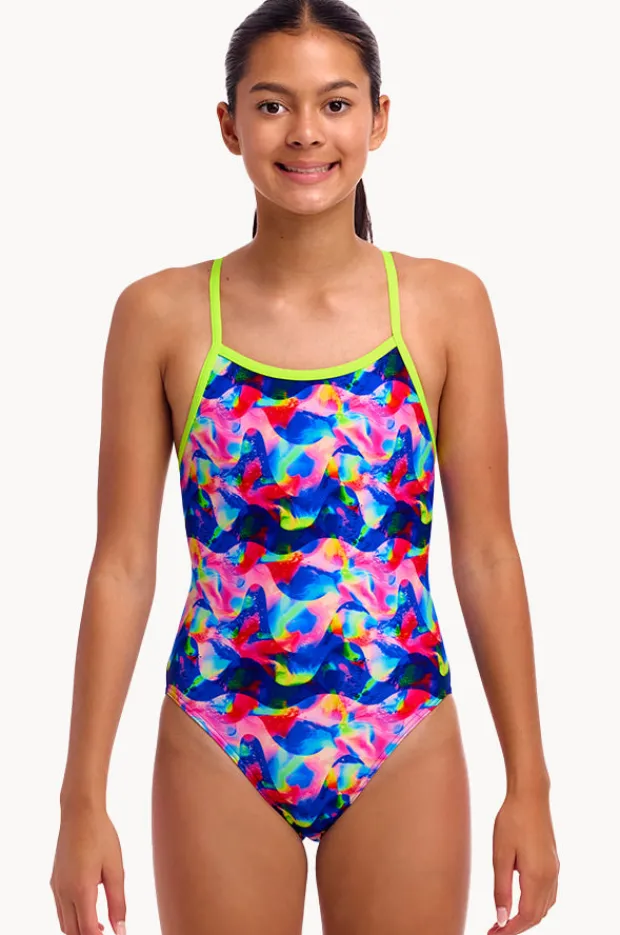 One Pieces|Funkita Girls Wet Wave Single Strap One Piece Multi