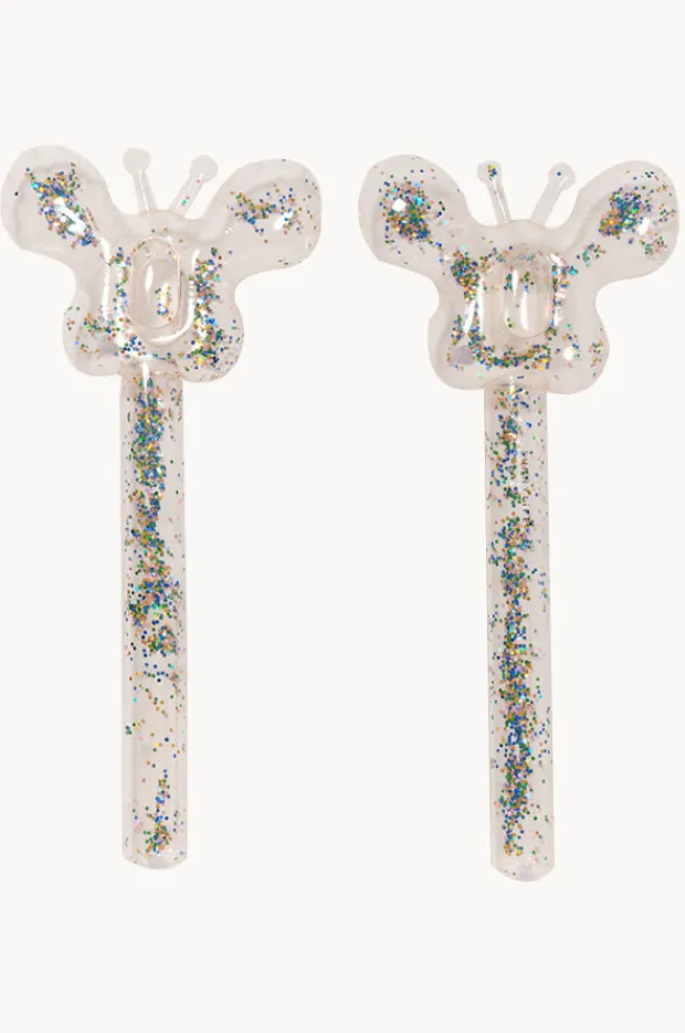 Pool Inflatables|Sunny Life Glitter Cotton Candy Inflatable Noodle Set Of 2 Clear