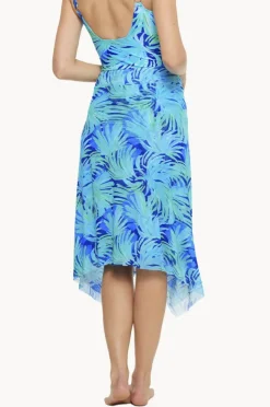 Sarongs|Togs Swimwear Havana Mesh Frill Skirt Green/blue