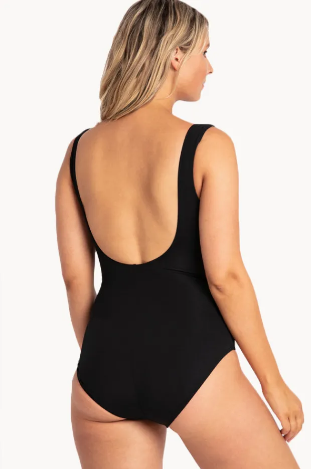 One Pieces|Jantzen Heritage Cross Over One Piece BLACK