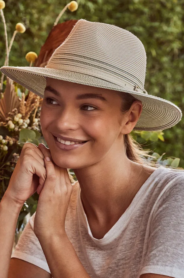 Headwear|Cancer Council Australia Heritage Town & Country Adjustable Fedora Sage