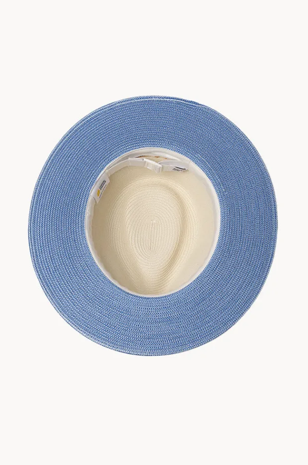 Headwear|Cancer Council Australia Heritage Town & Country Adjustable Fedora Ice blue