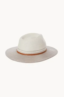Headwear|Cancer Council Australia Heritage Town & Country Fedora Ivory/bronze