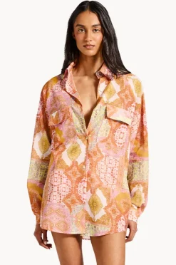 Tops|Tigerlily Herra Aura Shirt Multi