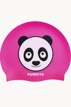 Swim Caps|Funkita Hey Panda Swim Cap Pink
