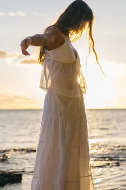 Skirts|Billabong High Tides Maxi Skirt WHITE