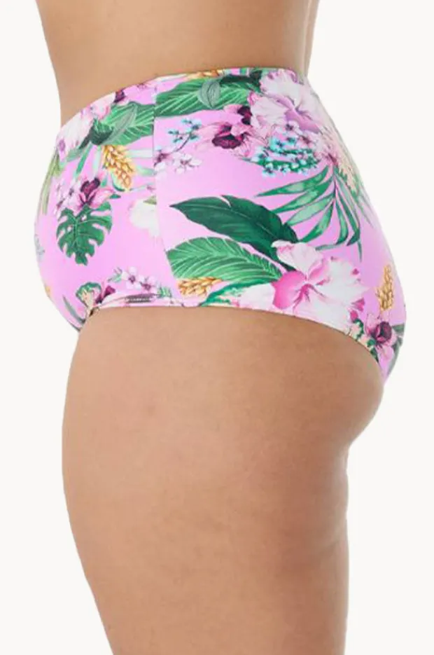 Bottoms|Capriosca Honolulu High Waisted Pant Purple/green