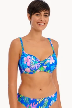 Bikini Tops|Freya Hot Tropics F Cup Sweetheart Bra Blue