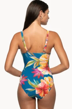 One Pieces|Nip Tuck Hula Hula Connie D/DD Cup One Piece Blue
