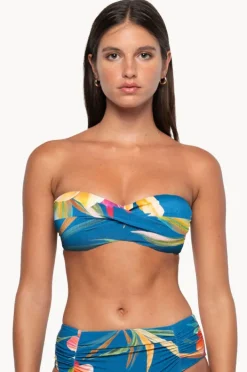 Bikini Tops|Nip Tuck Hula Hula Jacinta D/dd Bandeau Blue