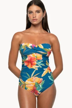 One Pieces|Nip Tuck Hula Hula Jacinta One Piece Blue