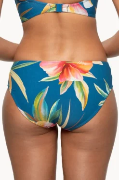 Bottoms|Nip Tuck Hula Hula Louise Classic Mid Pant Blue