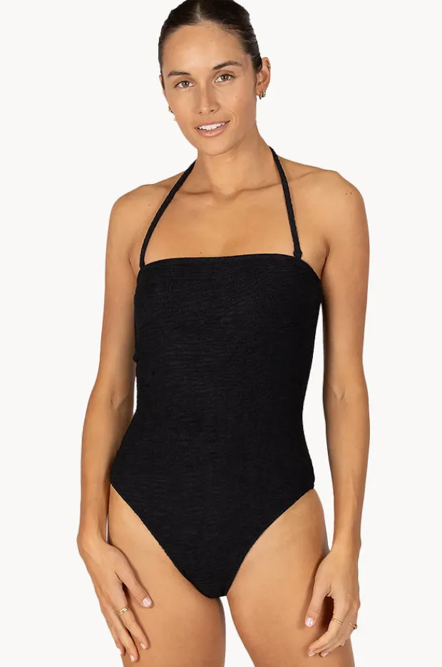 One Pieces|Baku Ibiza Bandeau One Piece Black