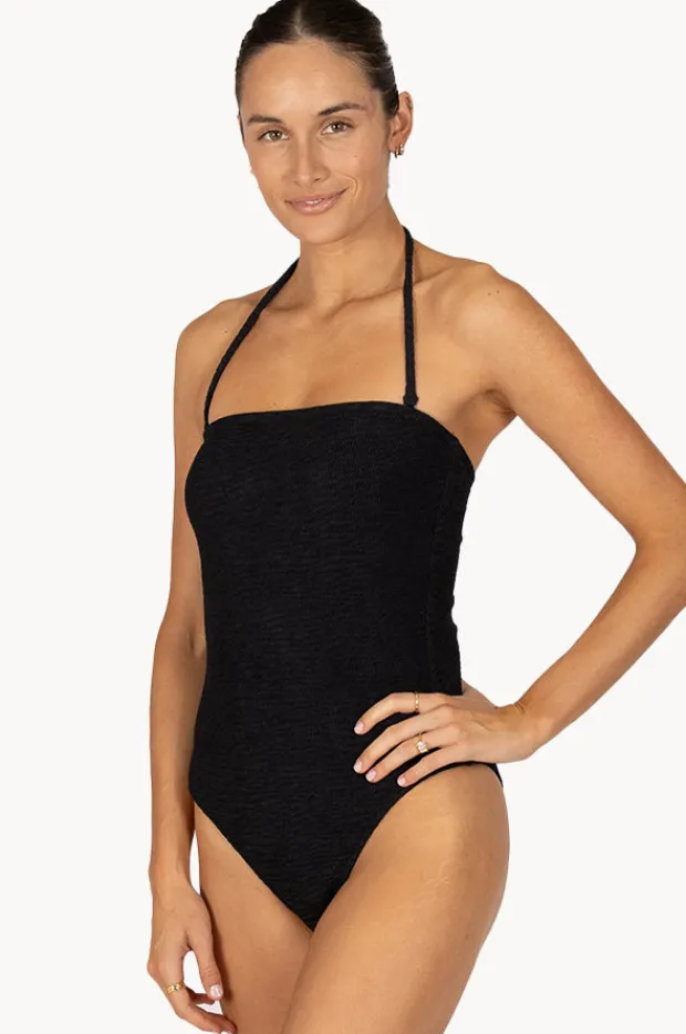 One Pieces|Baku Ibiza Bandeau One Piece Black