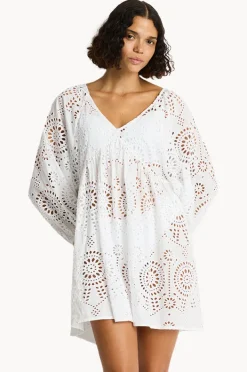 Dresses|Sea Level Ibiza Boho Short Dress White