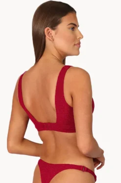 Bikini Tops|Baku Ibiza D/DD Cup Longline Bra Scarlet