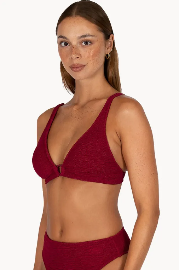 Bikini Tops|Baku Ibiza Ring Front Bra Scarlet