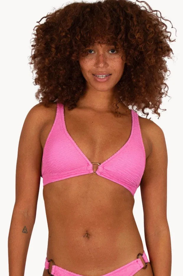 Bikini Tops|Baku Ibiza Ring Front Bra Flamingo