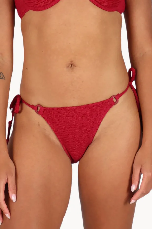 Bottoms|Baku Ibiza Rio Tie Side Pant Scarlet