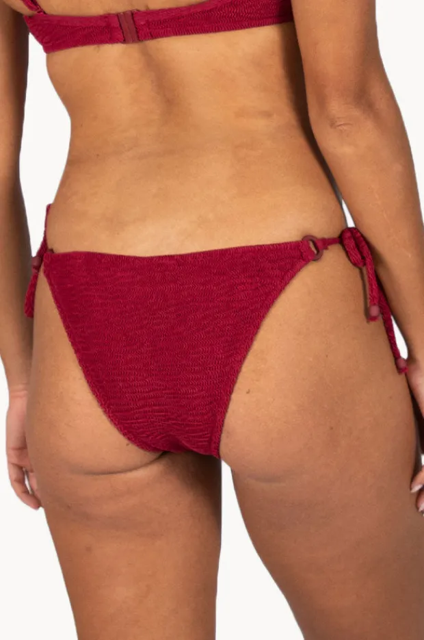 Bottoms|Baku Ibiza Rio Tie Side Pant Scarlet