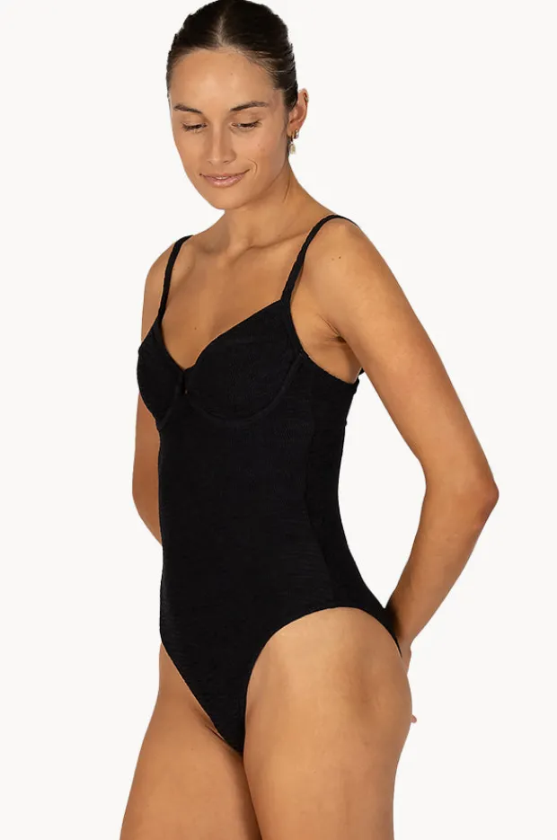 One Pieces|Baku Ibiza Underwire Balconette One Piece Black
