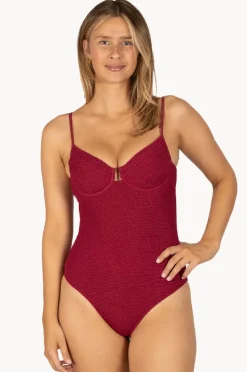 One Pieces|Baku Ibiza Underwire Balconette One Piece Scarlet