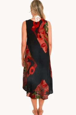 Dresses|Sundrenched Icon Niche Dress Black/green