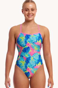 One Pieces|Funkita I'm Leaving Strapped In One Piece Blue/pink
