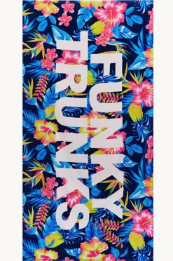 Sport Towels|Towels|Funky Trunks In Bloom Towel In bloom navy