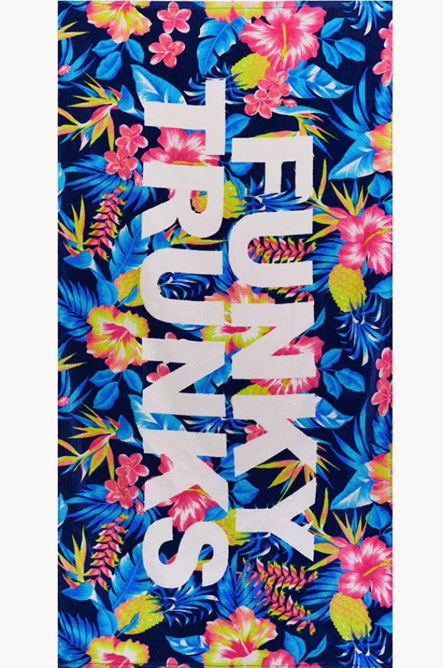 Sport Towels|Towels|Funky Trunks In Bloom Towel In bloom navy