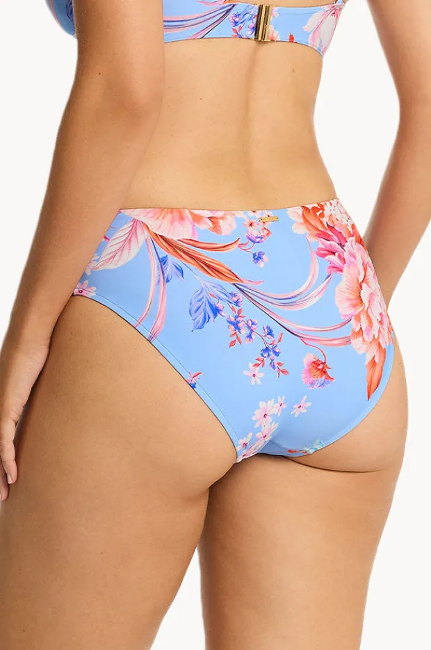 Bottoms|Sea Level Indochine Mid Bikini Pant Light blue