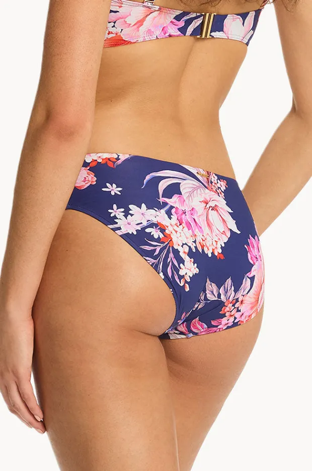 Bottoms|Sea Level Indochine Mid Bikini Pant French navy