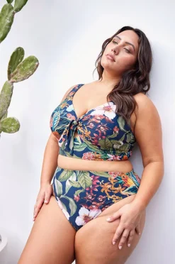 Bikini Tops|Artesands Into The Saltu Cezanne D/DD Cup Bra Navy