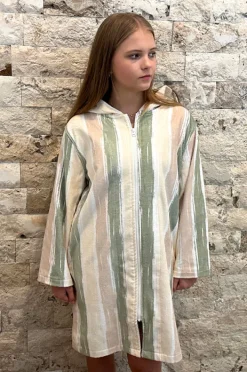 Towel Robes & Ponchos|Towel Robes & Ponchos|Back Beach Co Island Hooded Towelling Robe L/XL Sand