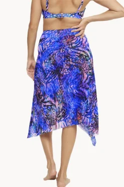Sarongs|Togs Swimwear Jaipur Mesh Frill Skirt Purple/multi
