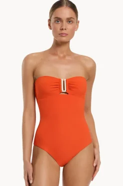 One Pieces|Jets et Bandeau One Piece Coral